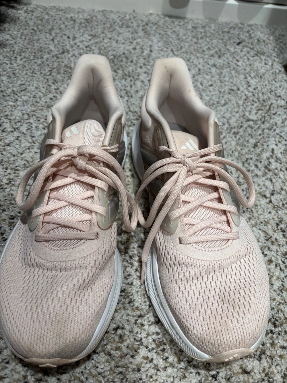 adidas Women's Pale Pink Mesh Running Shoes